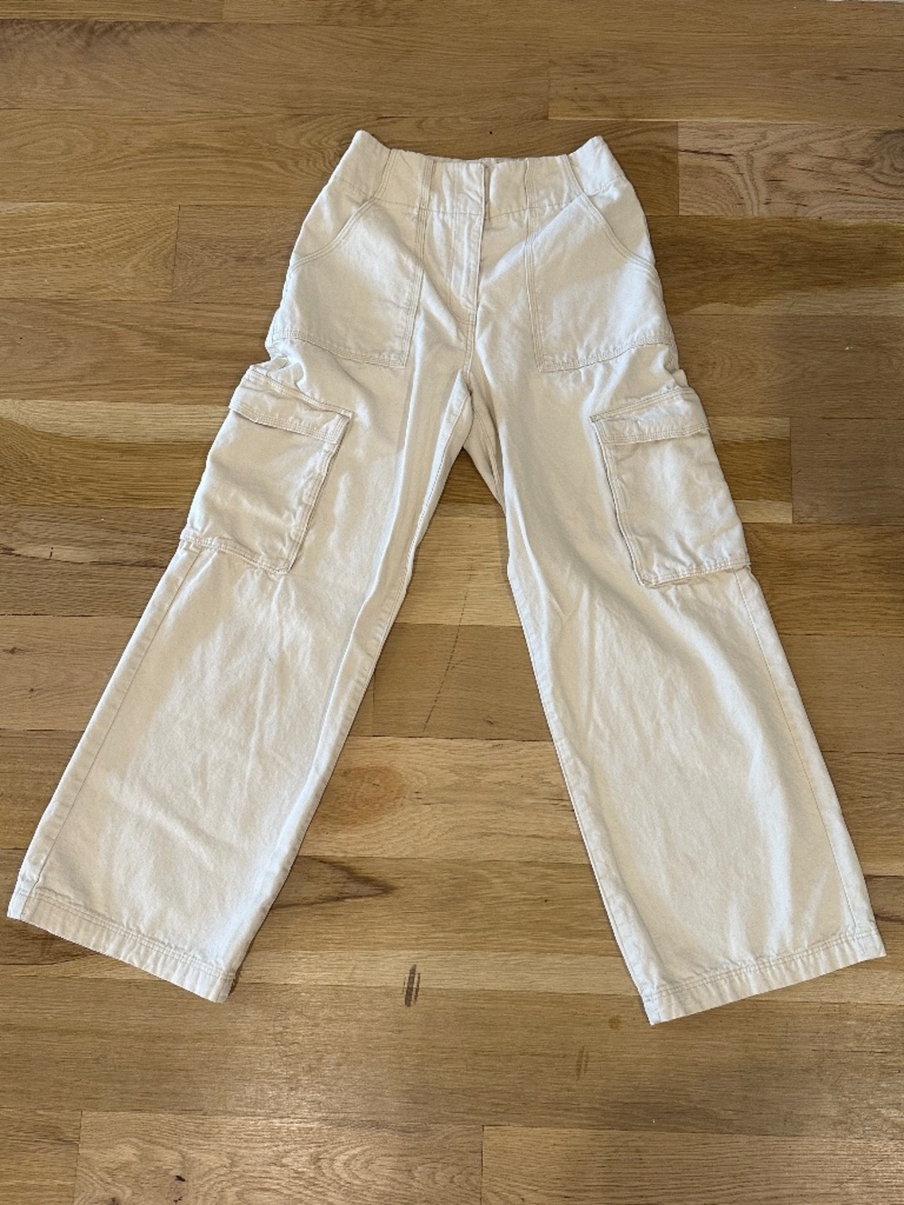 H&M Cream Cargo Pant Size 4